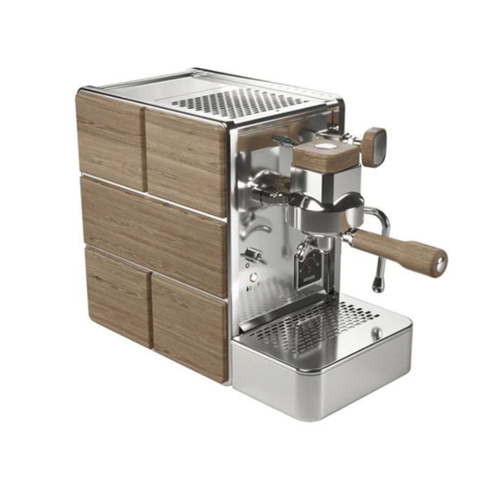 Stone Espresso Premium Bois et chrome - Machine manuelle (Démonstrateur)