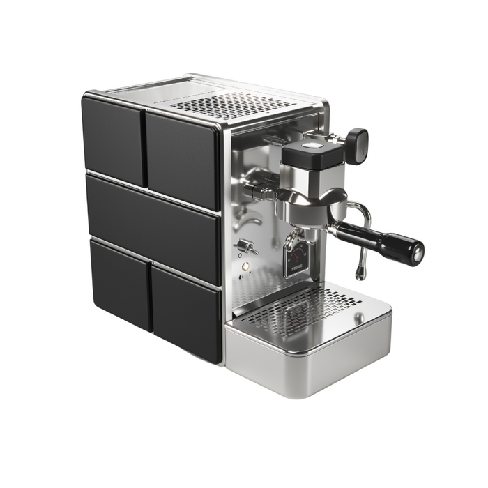 Stone Espresso Noire et chrome - Machine manuelle