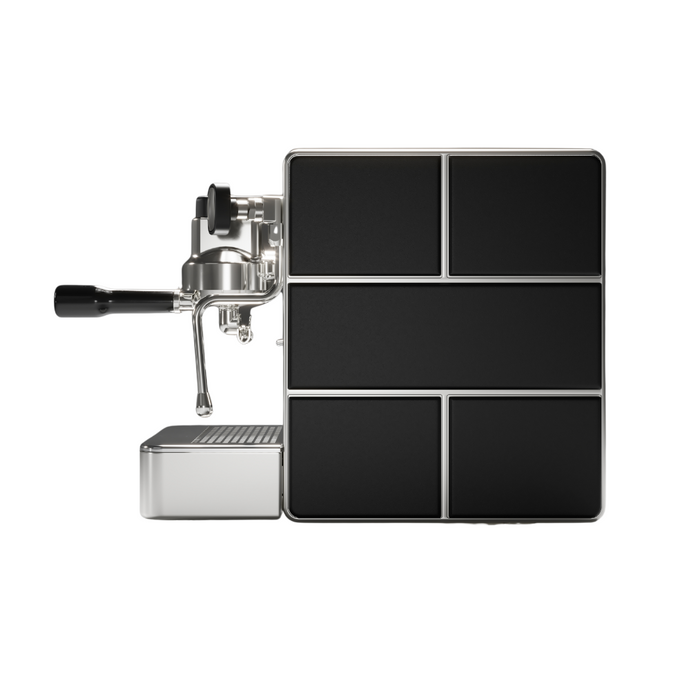 Stone Espresso Noire et chrome - Machine manuelle