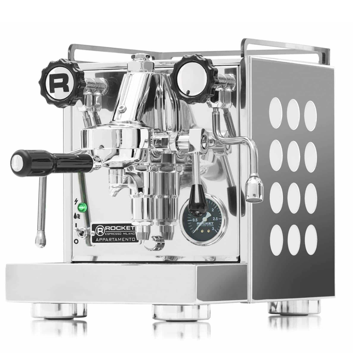 La machine à café - Rocket Appatamento - Aluminium et blanc